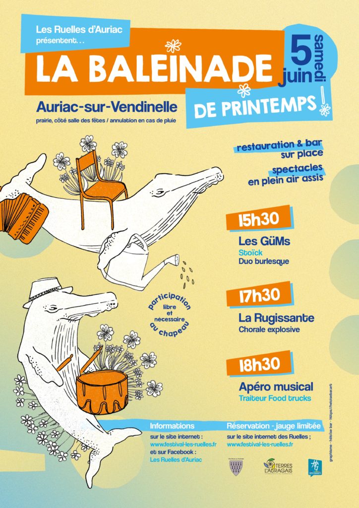 Affiche baleinade printanière du 05 juin